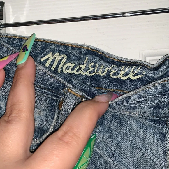 Madewell Distressed Denim Shorts - Picture 3 of 5